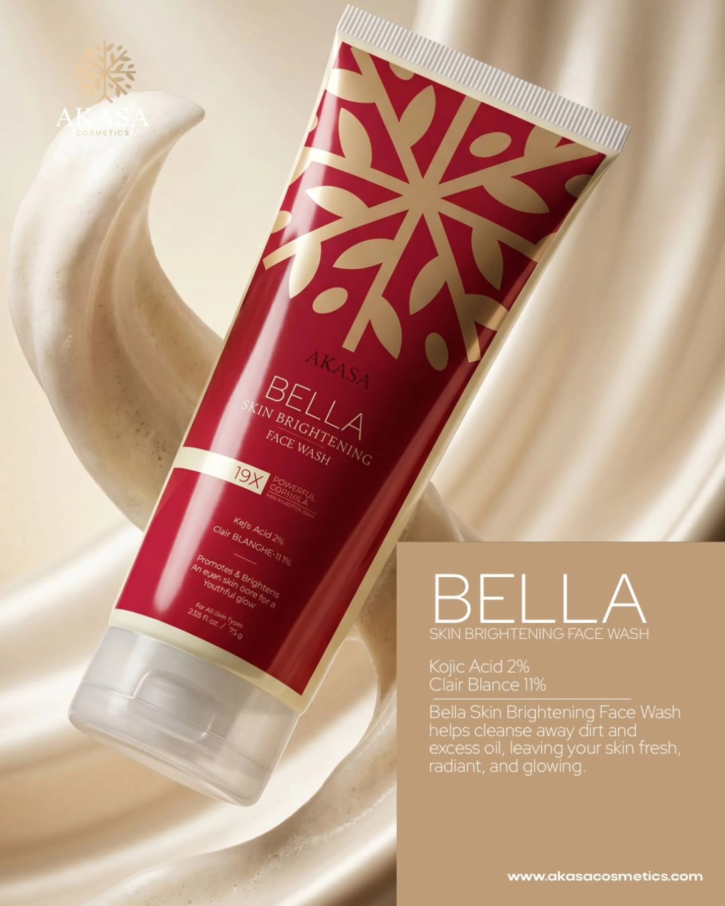 Bella Skin Whitening Face Wash