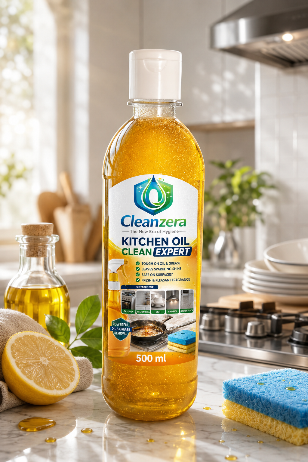 Kitchen oil cleaner cum Diswash