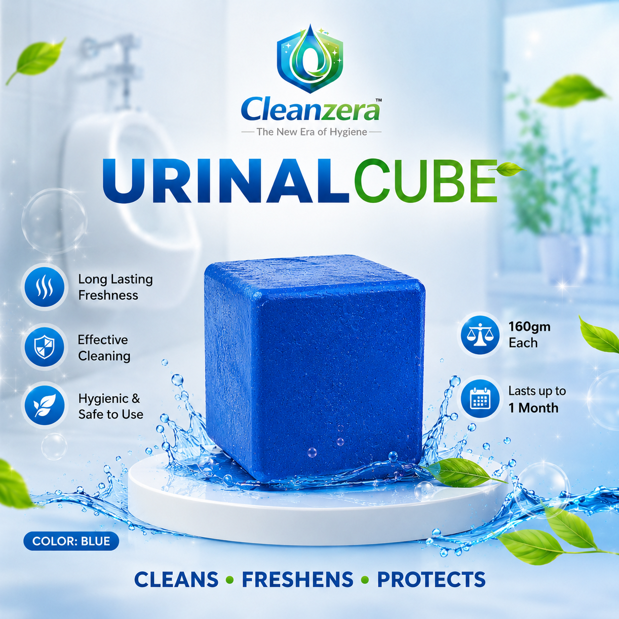 6 Urinal Enzyme Blocks (160gm one block upto 30 days life)
